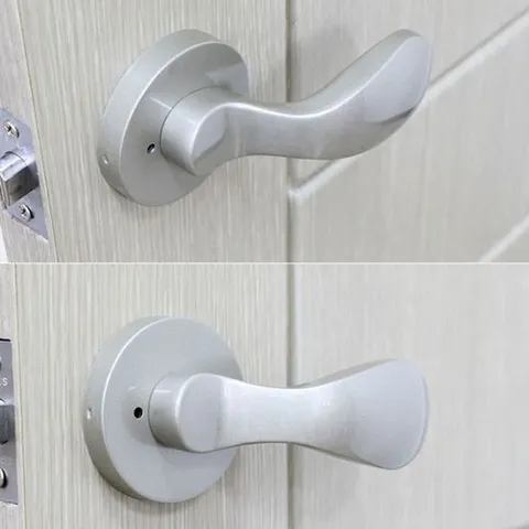 몽돌 그레이 방문손잡이 인테리어 손잡이 리폼 DIY 몽돌