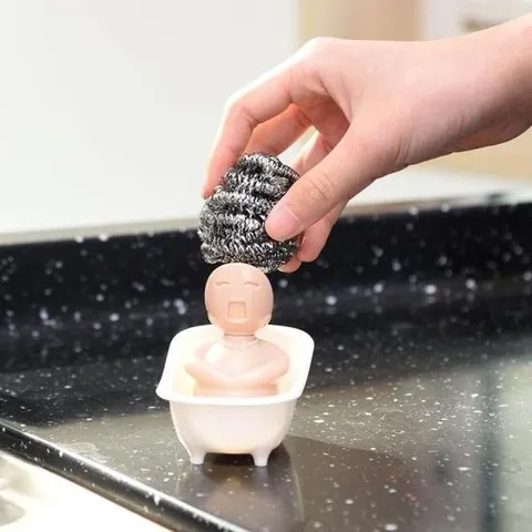 수세미 목욕하는 욕조