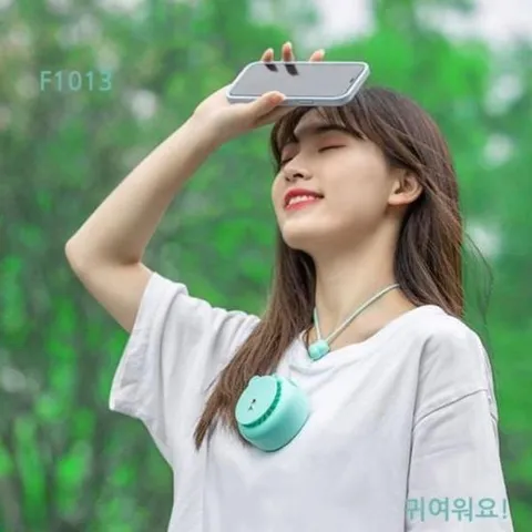 미니선풍기 대량구매문의 목걸이 마카롱 선풍기 밸트형 KC 넥밴드