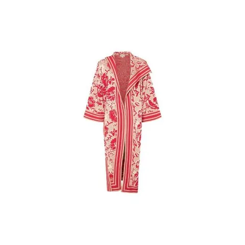 26 FW Temperley London 프랜시스 플로럴 패턴 스트라이프 니트 케이프 25AW54921 TP453835823