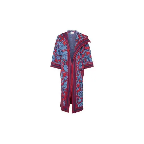 26 FW Temperley London 프랜시스 플로럴 패턴 스트라이프 니트 케이프 25AW54921 TP453835817