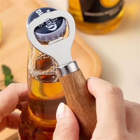 병따개 우드 맥주병 따개 병오프너 원목 스탠드형