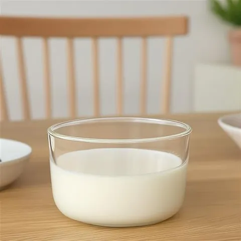 막걸리잔유리 막걸리잔 세련된 술잔 내열 유리 컵 동동주 잔 후식볼