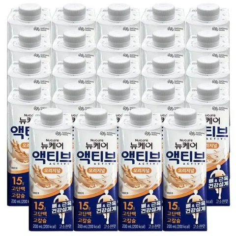고단백음료 뉴케어 액티브 오리지널 x 200ml 24팩