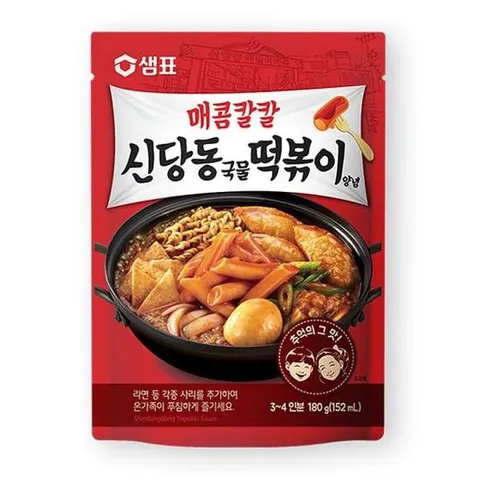 국물떡볶이양념 샘표 매콤칼칼 신당동 180g