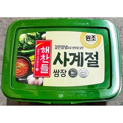쌈장말통 해찬들 사계절쌈장 쌈장대용량 양념쌈장 3k