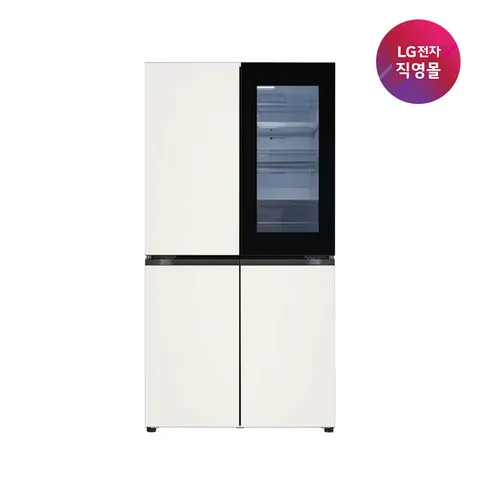 [LG전자 직영] LG 디오스 AI 오브제컬렉션 노크온 냉장고 T876MEE312