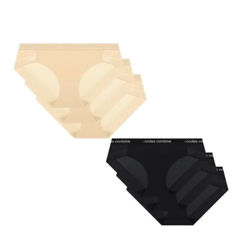 [ 현대백화점 ][코데즈컴바인이너웨어] 코데즈컴바인이너웨어  26 S S 여성 데일리 햄팬티6팩(CFWBP361)SK+BK CFWBP361