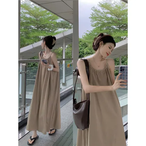 [샘플특가]모아 셔링 나시 원피스