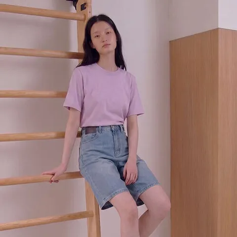 [레코브]골지 베이직 반팔티 LC41E7ST032A