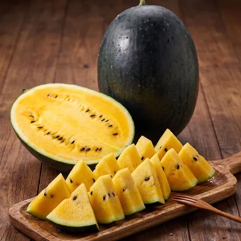 당도높아 달콤하고 맛있는 노란수박 블랙망고수박 4kg