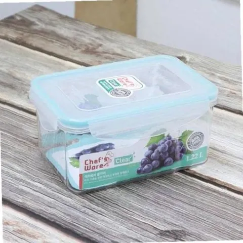 셰프웨어 클리어 직사각밀폐 1.22L 보관통 보관용기