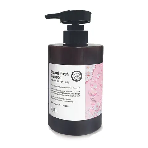 [ 롯데백화점 ][레디] 미엘 내추럴 프레쉬 헤어 샴푸 500ml 1개 체리 블라썸 두피 케어