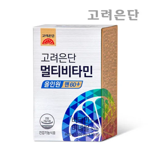 고려은단 멀티비타민 올인원 맨60+ 1박스
