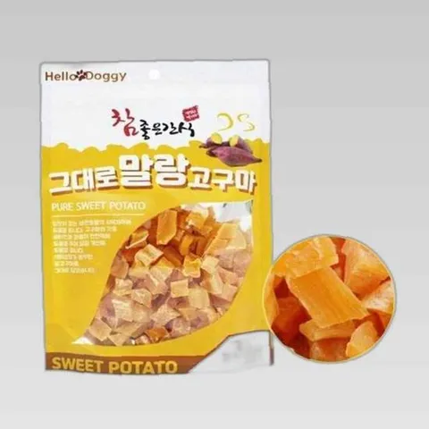 반건조 큐브 고구마 애견간식 250g 건강한
