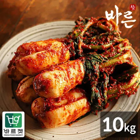 참바른김치 프리미엄 국내산 총각김치 10kg / 바른재료 바른위생 바르겟