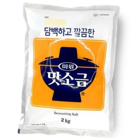 대상 담백하고 깔끔한 미원 맛소금 2kg 대용량