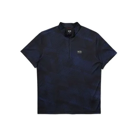 케이투 K2 오싹(OSSAK) MEGA 반팔 집업_Dark Navy KMM24221N9