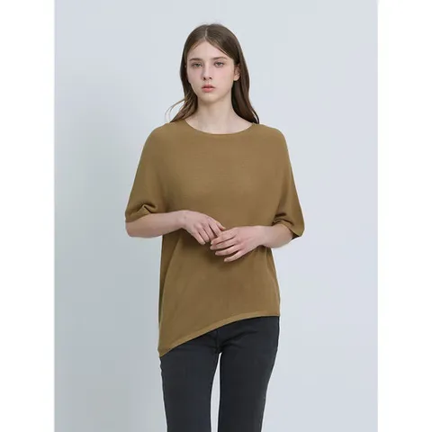 [크레송][크레송(CRESSON)] 8부 라운드 티셔츠 (택가격 158000원
