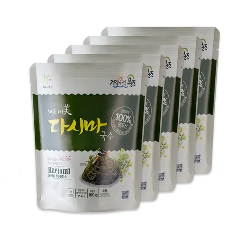 [작심밀도]국내산 저칼로리 해초 다시마국수5팩