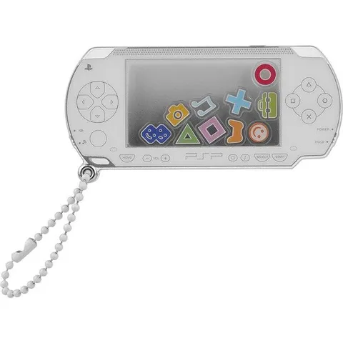 플레이스테이션 플레이스테이션 PSP (TM) (플레이스테이션 (TM) 포터블) 래틀 아크릴 키체인 화이트 Ver.