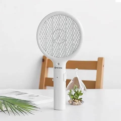 2중안전전기모기채 모기파리 캠핑용 해충킬러 2중안전 라켓형 미니모기채