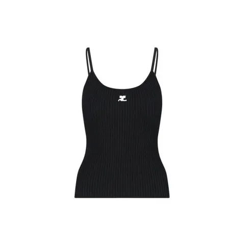 쿠레쥬 민소매 티셔츠 PERMDE012FI0001 9999 Black