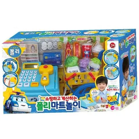 JMds 원앤원 쇼핑놀이 계산대 폴리 마트놀이