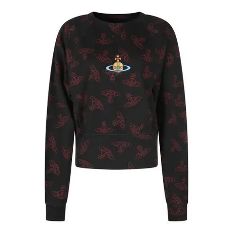 비비안웨스트우드 ORB 올오버 스웨트셔츠 1I010001J0079N303 BLACK RED DOM