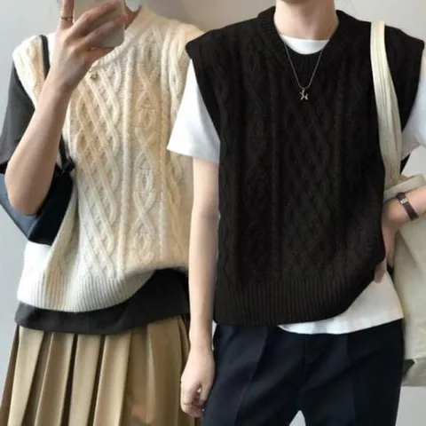 조끼상점 데일리베스트 캐주얼조끼 베스트 레이어드조끼 라운드