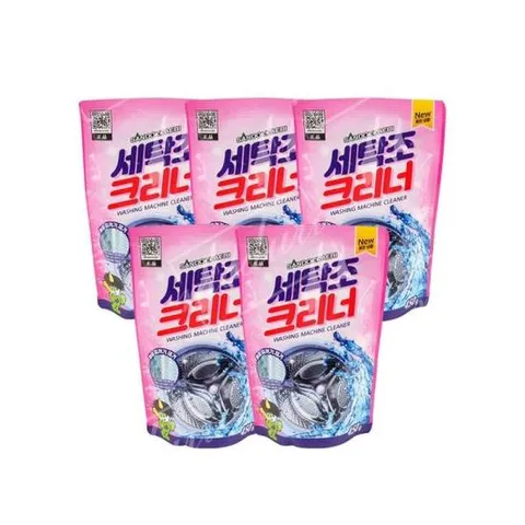 세제찌꺼기제거 산도깨비 세탁조크리너 세탁기청소 5P