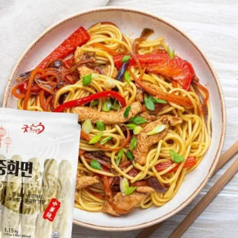 중화면 1.15kg 탱글한 식감의 면류 요리 전용 굿프랜드 중식면