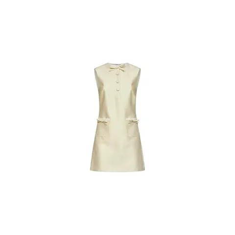 셀프포트레이트 yellow taffeta bow mini dress 12139930747144 TP724172066
