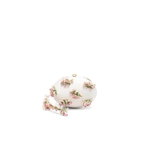 셀프포트레이트 flower embellishment clutch bag 12012969623816 TP724274103