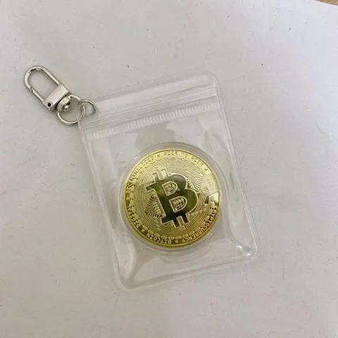 기념주화선물 비트코인 모형 기념주화 가상 화폐 황금 코인 동전