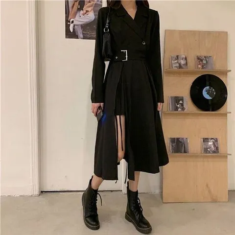 슬림원피스 자켓형 롱원피스