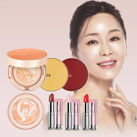 [견미리팩트] 티니올 디 오리지널 크리미 팩트 본품 1개 + 리필 1개 + 립밤 1개