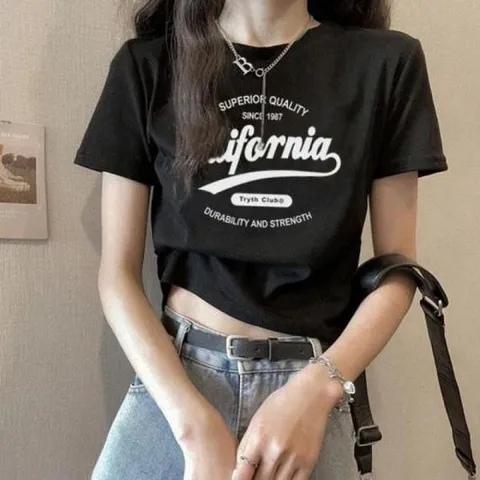 여성 반팔 티셔츠 2종 세트 면 여름 상의