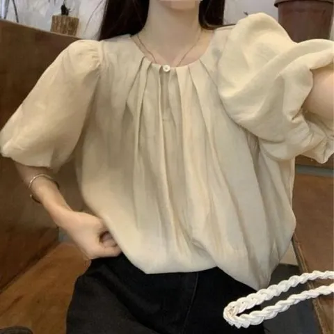 핀턱 퍼프 블라우스 JSD-1009040