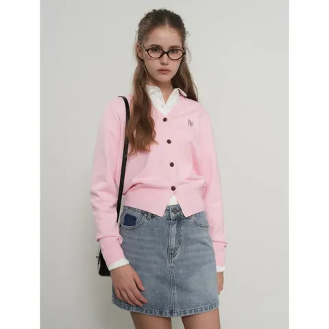 제너럴아이디어 WBD3L04503BP 여성 가디건 울 GNRL 에센셜 [BLOSSOM PINK] WBD3L04503 5880679