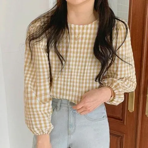 퍼프셔츠 데이트룩 여성 꾸안꾸 셔츠 퍼 퍼프
