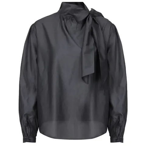 [ 롯데백화점 ][파슨스] Ribbon-Tie Shirring Blouse [IBPT0BL03]