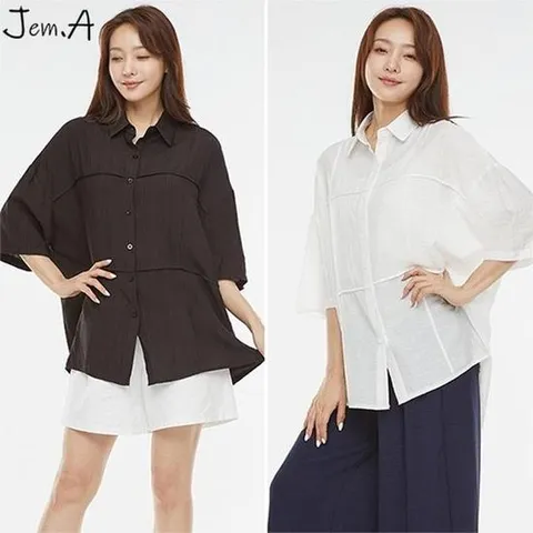 [젬마/Jem.A] 스퀘어 블라우스 24s
