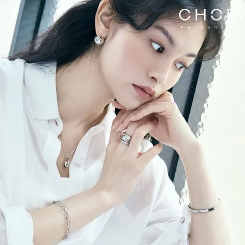 코어 어센틱 SILVER 925 믹스 에디션 팔찌+바게트 15캐럿 테니스 팔찌