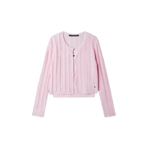 게스자켓 TQT YP2S2663_LPI 여성 나시 세트 스웨터 가디건_LIGHT PINK