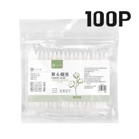 아이라인 종이면봉 개별포장 위생용 화장용 양면 100P SW28004