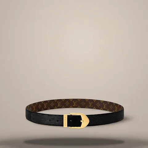 루이비통 LV 타임리스 에피 30mm 벨트 블랙 및 모노그램 M8900