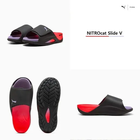 푸마 407196 런닝화 러닝화 나이트로 캣 슬라이드 V 남성용 쿠션 슬리퍼 - 03 NITROcat Slide V 1000842633584