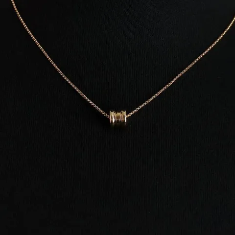 [와이즈럭스 중고명품] Bvlgari(불가리) 357255 18K로즈골드(핑크골드) 비제로원 네크리스 펜던트 목걸이aa66091