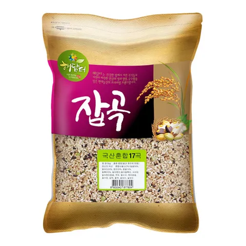 국산혼합 17곡 5kg 혼합잡곡 잡곡쌀 발아3종